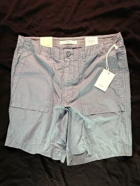 Billy Reid Light Blue Cotton Shorts Everett